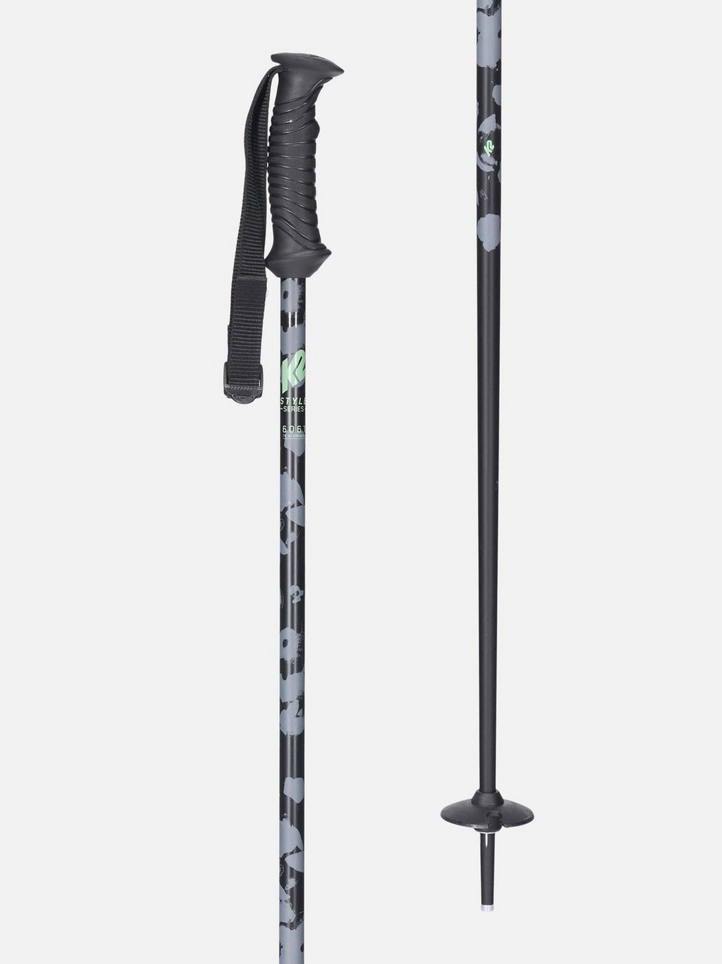 K2 STYLE ALUMINUM POLES- BLACK 44 110CM