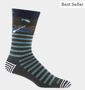 Darn Tough M's Animal Haus Crew Lightweight Lifestyle Socks, 6066-N, Forest, XL