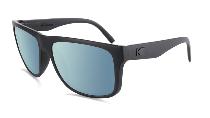 Knockaround TPSB3080 Matte Black / Sky Blue Torrey Pines Sunglasses