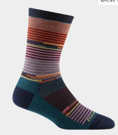 Darn Tough W's " Pixie Crew Lightweight Lifestyle Socks " 1692-N, Navy, L