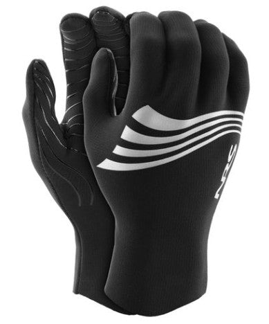 NRS M's HydroSkin Gloves S Black