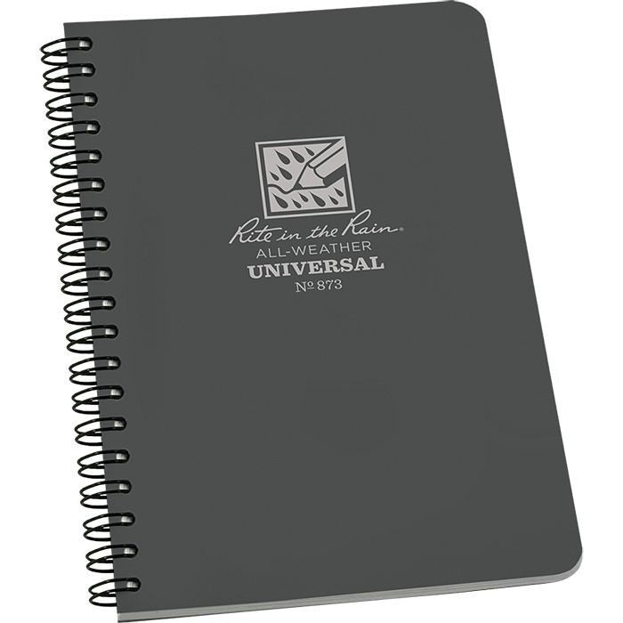 Rite in the Rain No. 373 4 5/8" x 7" Black Notebook/Journal
