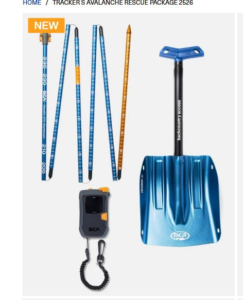 BCA TRACKER S AVALANCHE RESCUE PACKAGE