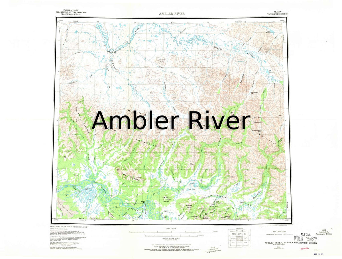 Ambler River 163,360 USGS Maps The Hoarding Marmot