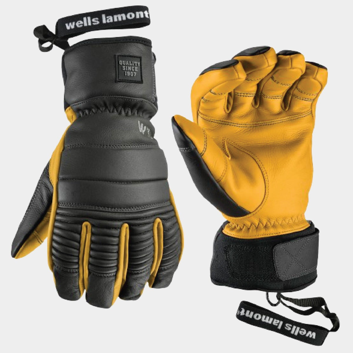 Wells Lamont Ajax Glove-Black/Saddletan- S