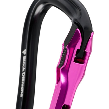 Black Diamond  Rocklock Magnetron Carabiner- Black/ Pink