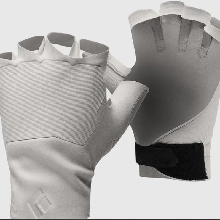 Black Diamond Crack Gloves -White