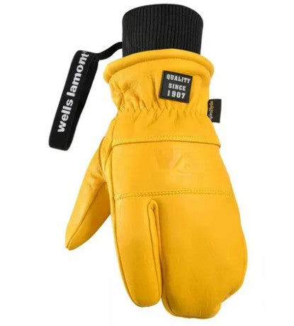 Wells Lamont Working Crew Finger Mitten-Saddletan-  M