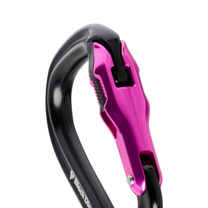 Black Diamond  Rocklock Magnetron Carabiner- Black/ Pink