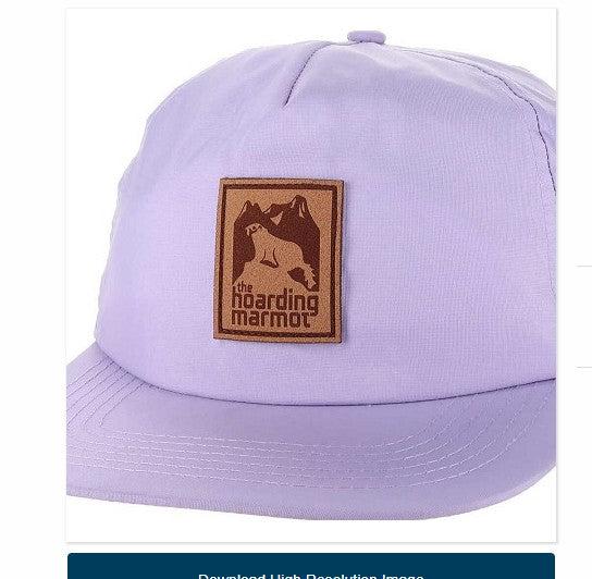 The Hoarding Marmot Biodegradable Camp Cap in Lillac