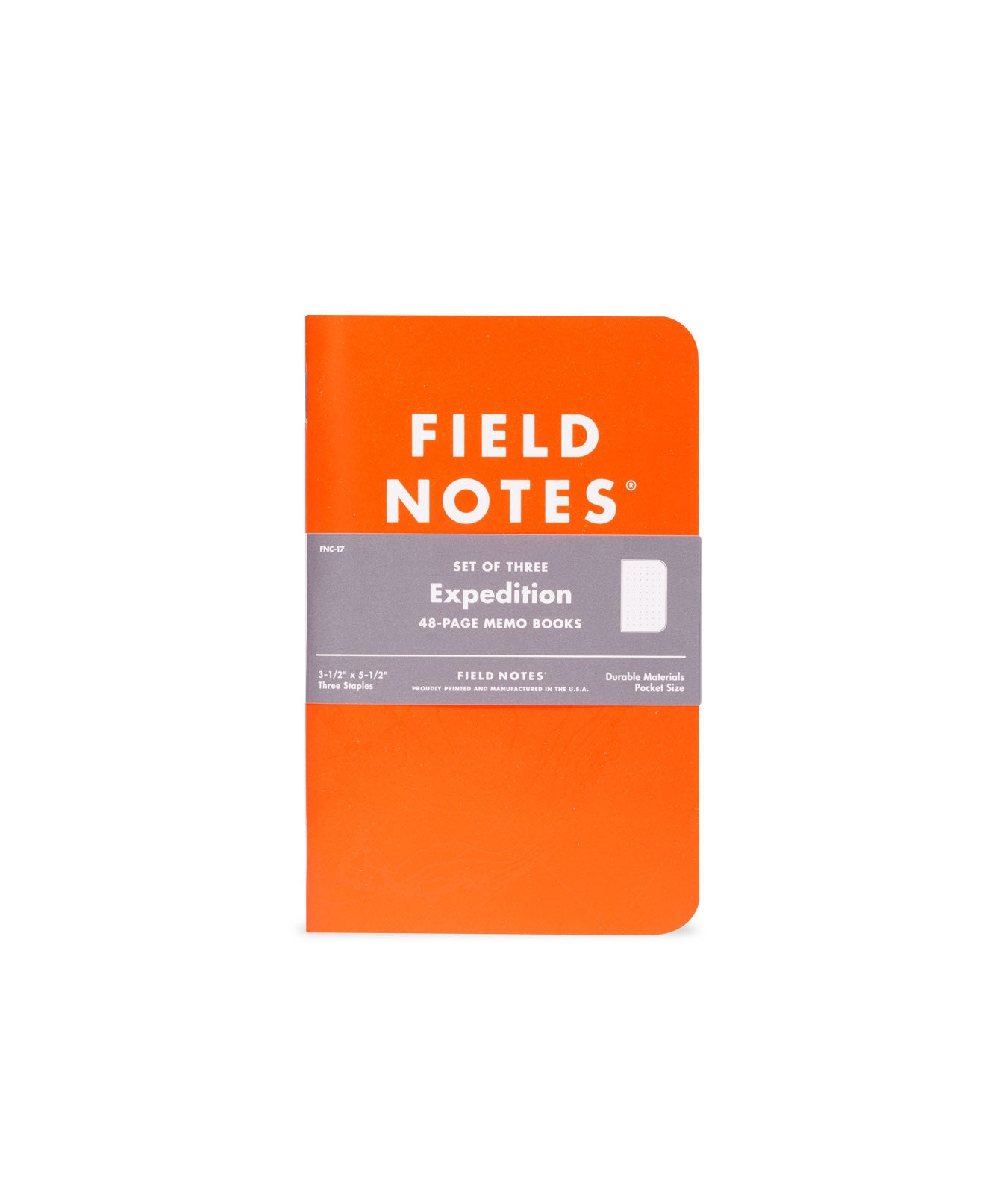 Field Notes Expedition 3-Pack - Orange