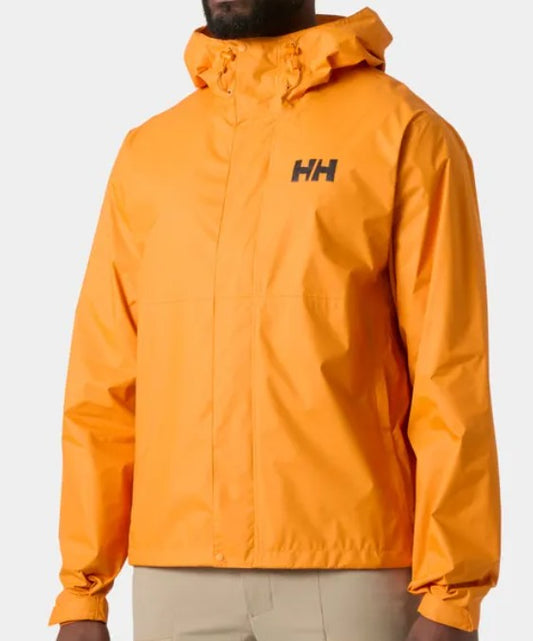 Helly Hansen M's Loke Terra Rain Jacket-Ignite Orange-M