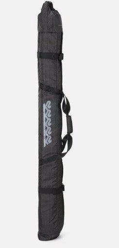 K2 ROLL TOP SINGLE SKI BAG BLACK 1SZ