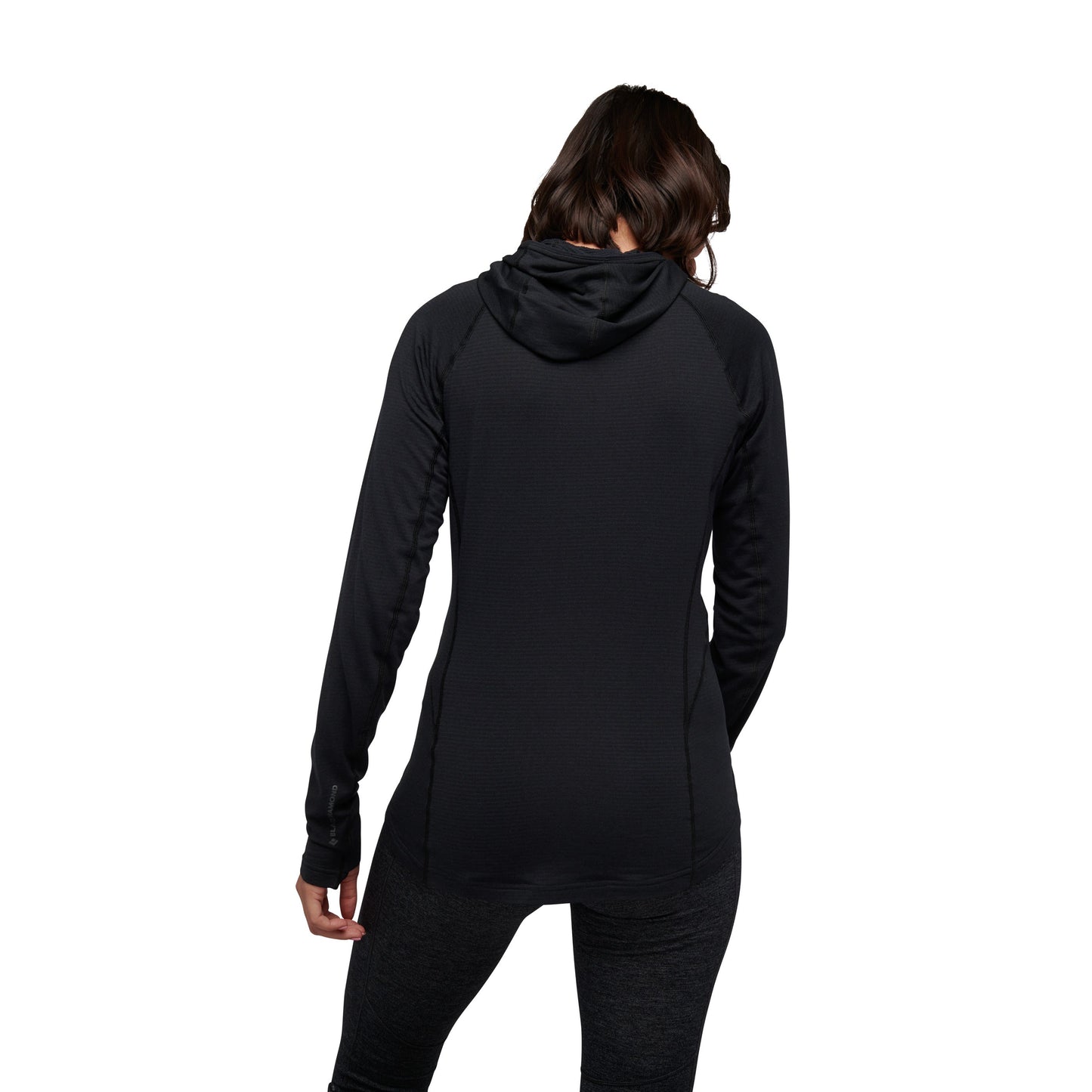 Black Diamond Women's Coefficient LT Hybrid Hoody- XS - Black