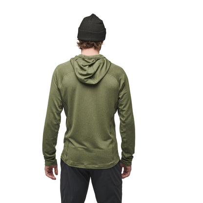Black Diamond Men's Coefficient LT Hybrid Hoody- Tundra/Black- M