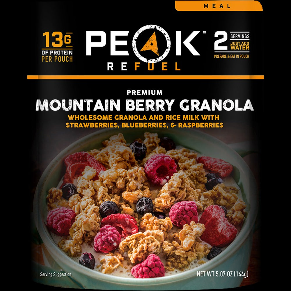 Peak Refuel Dried Food Mountain Berry Granola BREAKFAST