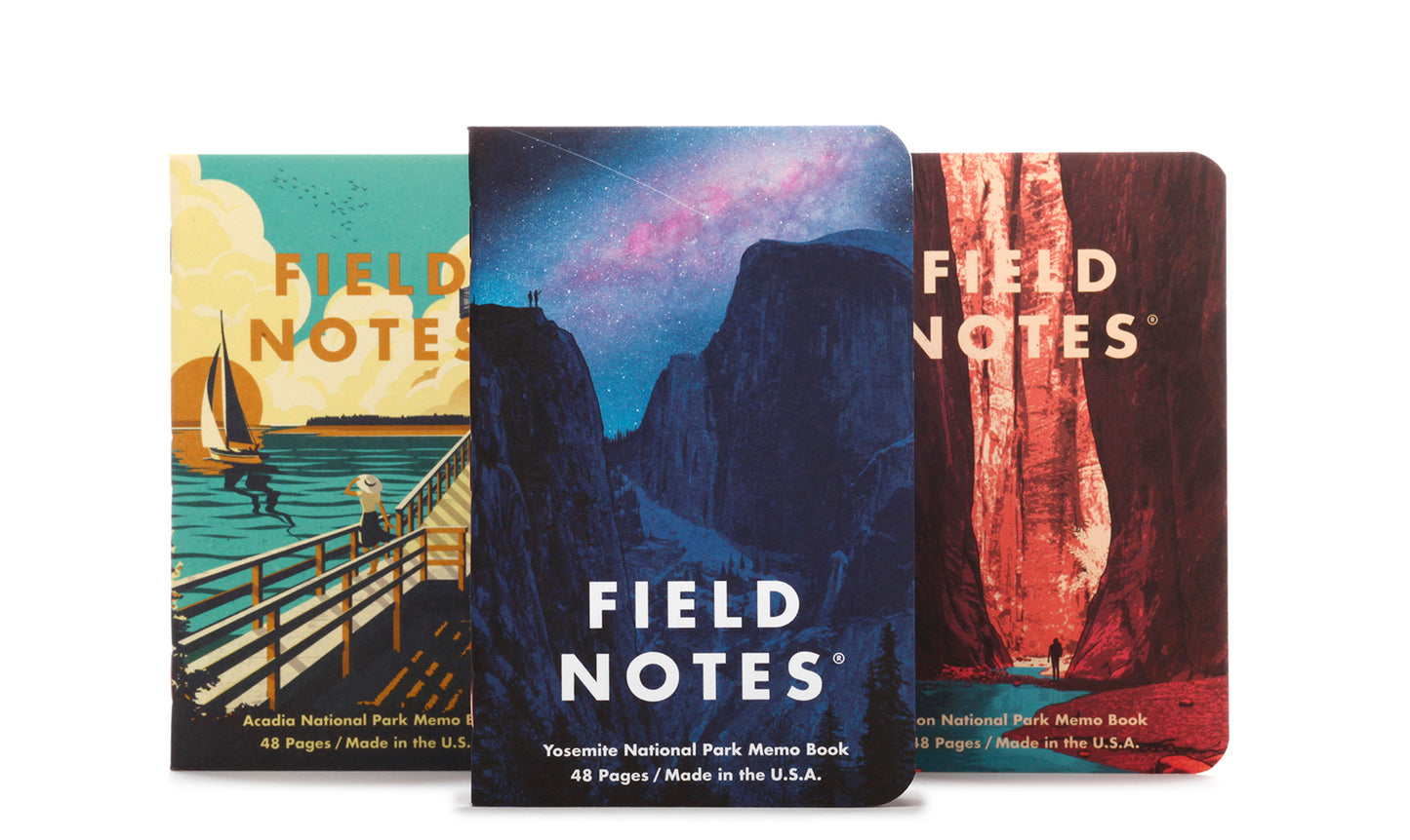Field Notes National Parks 3-Pack A