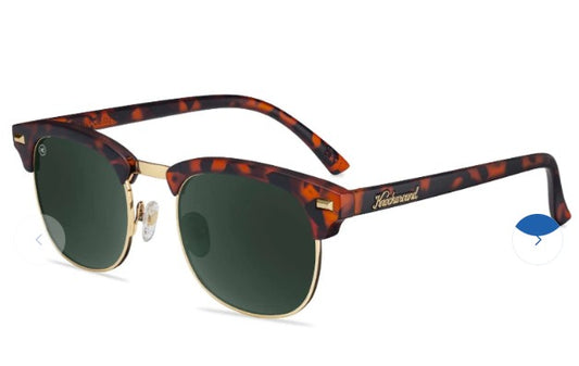 Knockaround BLAV3408 Matte Tortoise Shell & Gold Brooklines Sunglasses