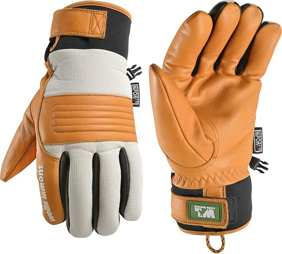 Wells Lamont Ripstop Whiskey Tan Unisex Hydrahyde Hybrid Grain Cowhide -XXLarge