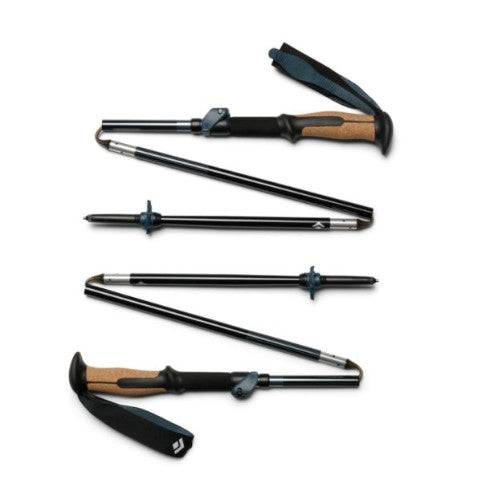 Black Diamond Trail Vista FLZ Trekking Poles 135cm Midnight Blue