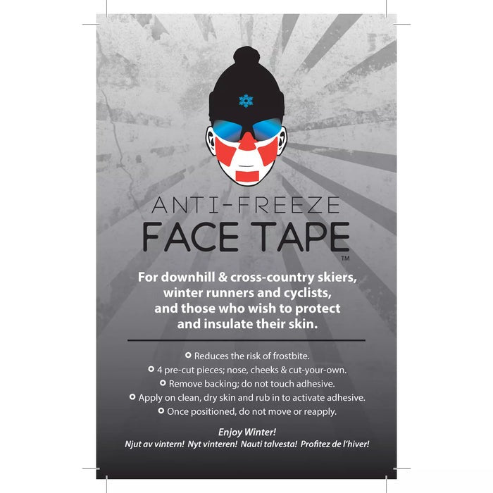 Anti-Freeze Face Tape Black AFFT-BK