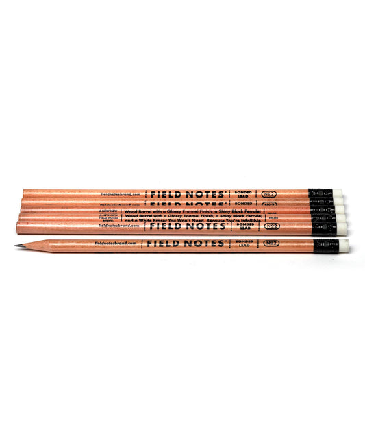 Field Notes No. 2 Woodgrain Pencil 6-Pack