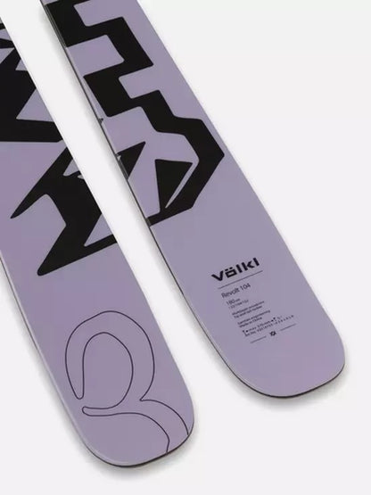 2026 Volkl Revolt 104 Skis- 180cm Purple/Black