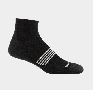 Darn Tough M's Element 1/4 LW Run B/W Socks Med
