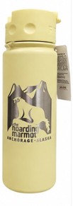 Fifty/Fifty INSULATED FLIP CAP BOTTLE 20 OZ Yellow W/ Marm Logo
