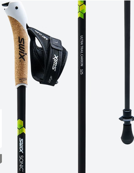 Swix Sonic Ultra traill, Carbon - 110cm Trekking Poles