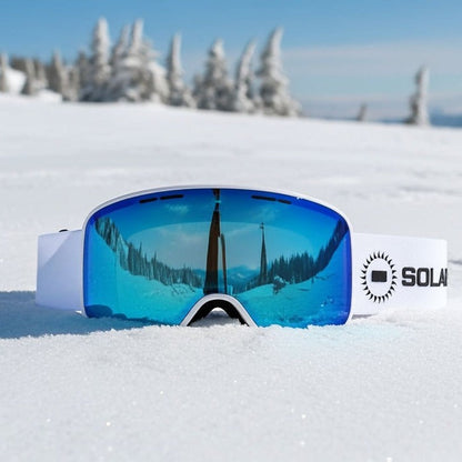 Solaro Shades Glacial Drift/Blue (Magnetic) Goggles