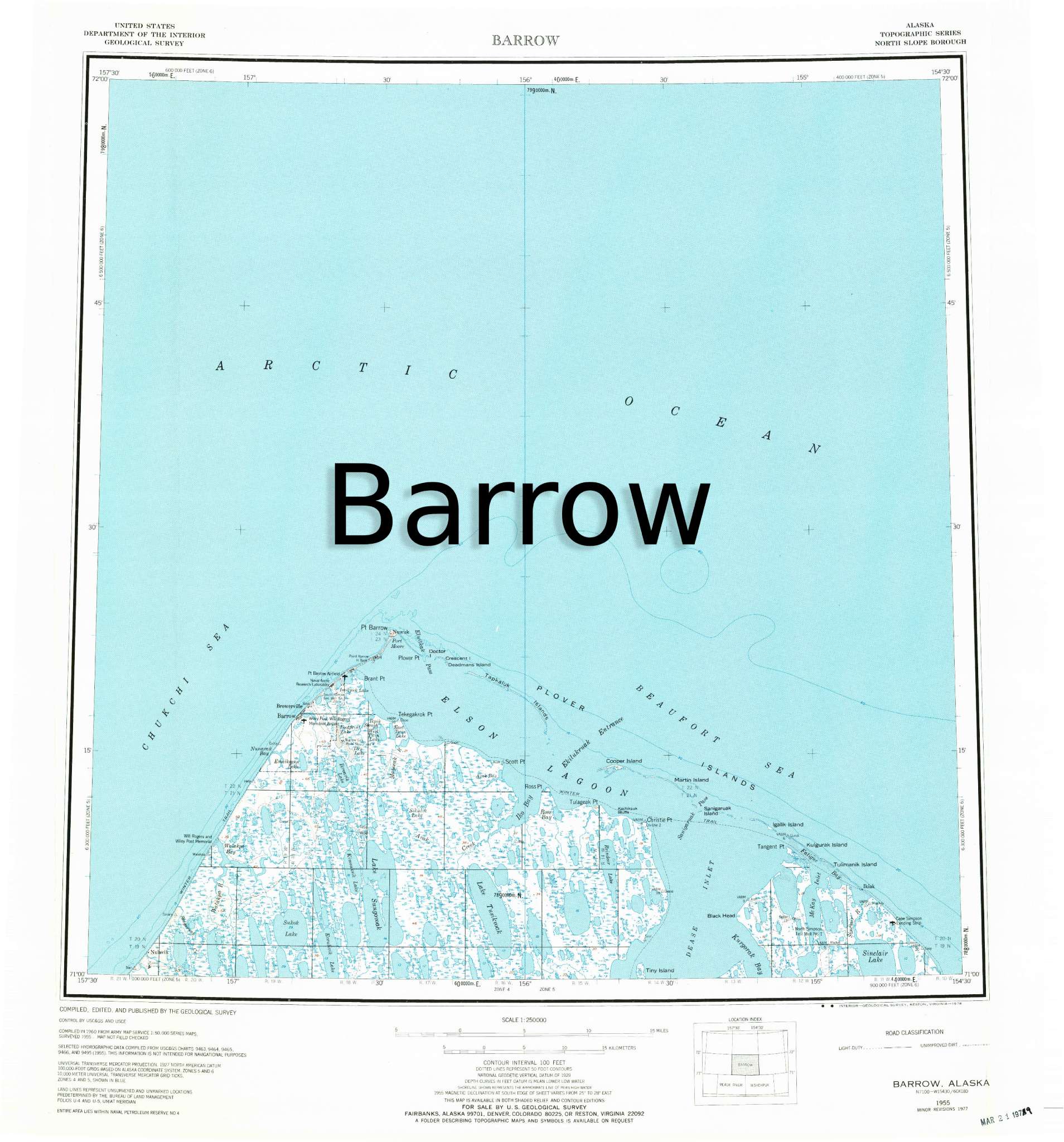 Barrow B-6 1:63,360 USGS Maps – The Hoarding Marmot