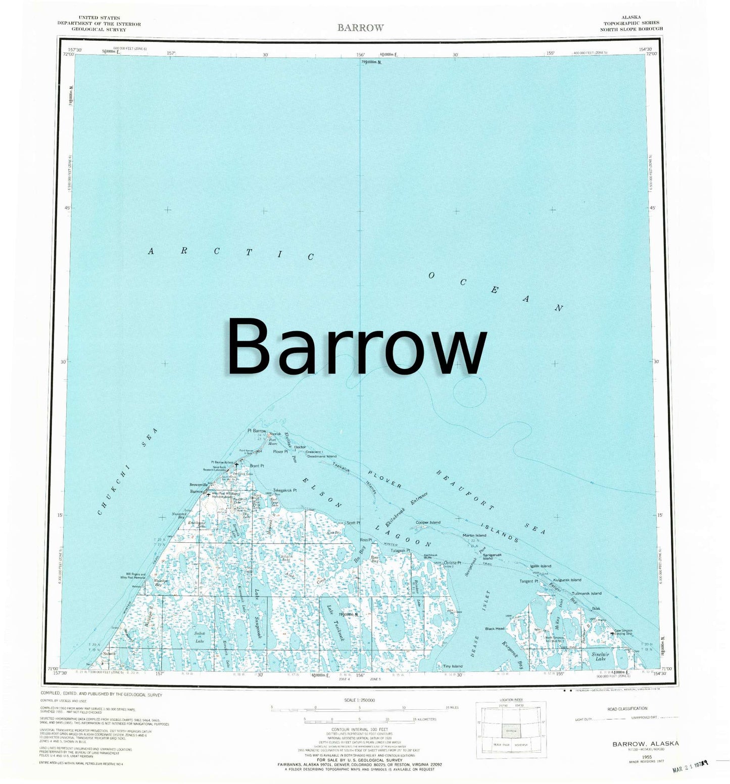 Barrow 1:63,360 USGS Maps - The Hoarding Marmot