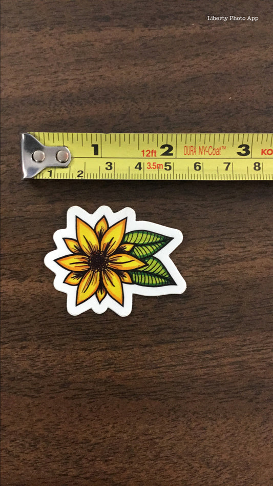 'Sunflower' Sticker - The Hoarding Marmot