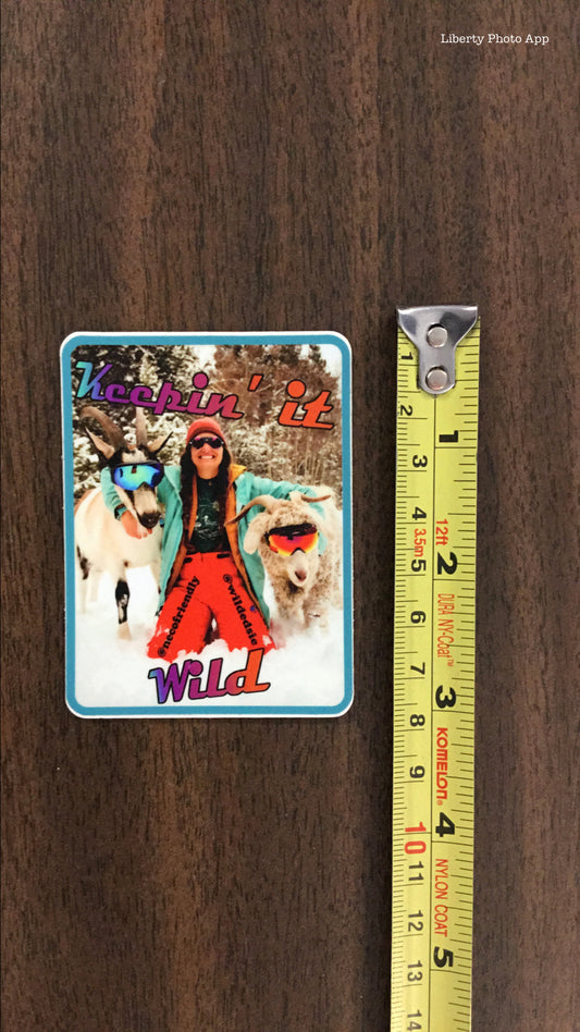 Keepin it Wild Sticker - The Hoarding Marmot