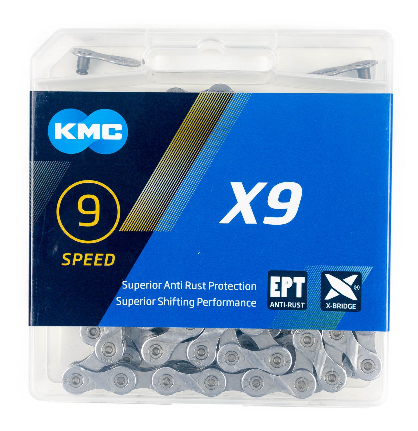 KMC X9 EPT Rust Buster Chain (9sp) - The Hoarding Marmot